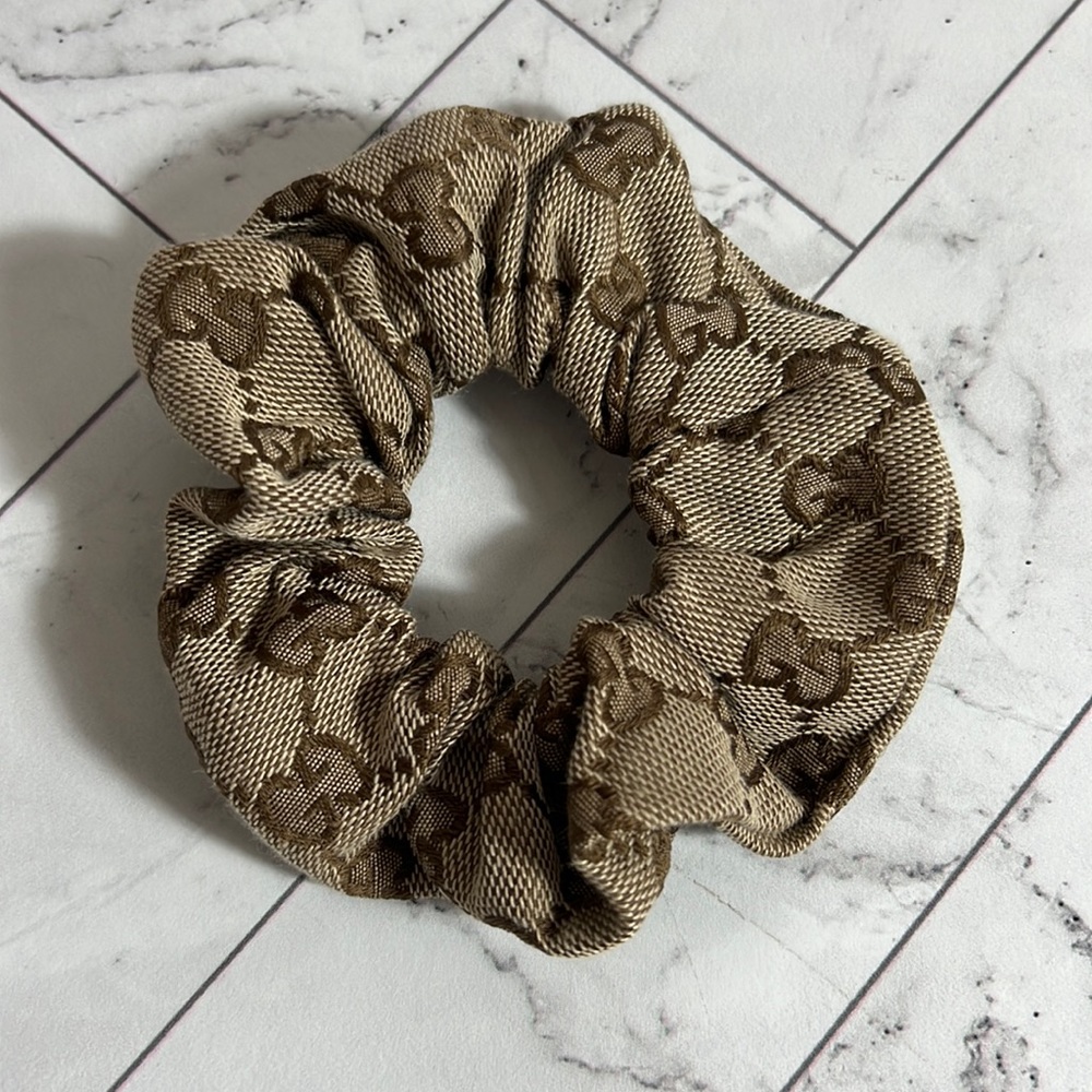 Logo inspired scrunchie